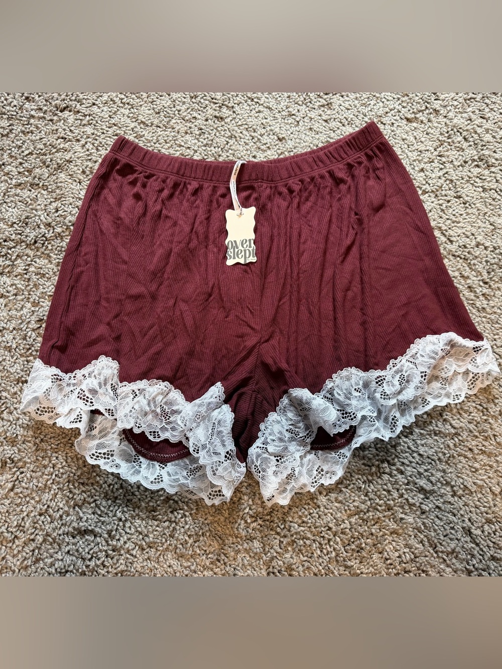 NWT Aerie OVERSLEPT by Aerie Real Soft® Ribbed
Pajama Short - Picture 2 of 4